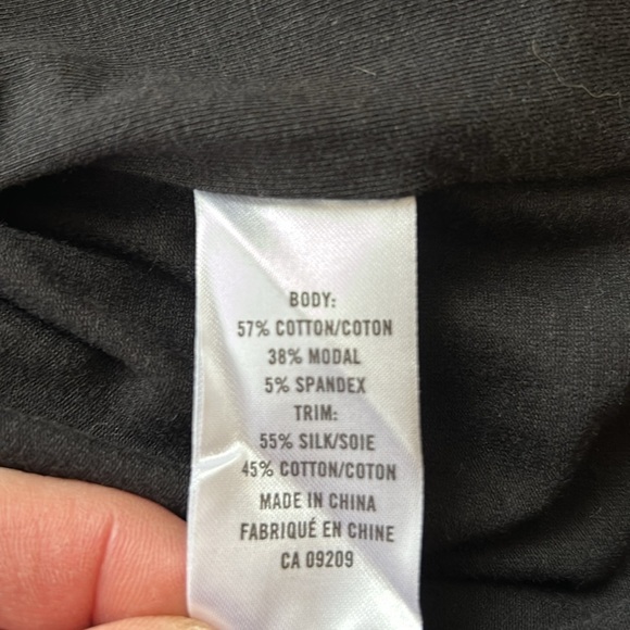 Mixed media top with bling - Picture 6 of 6